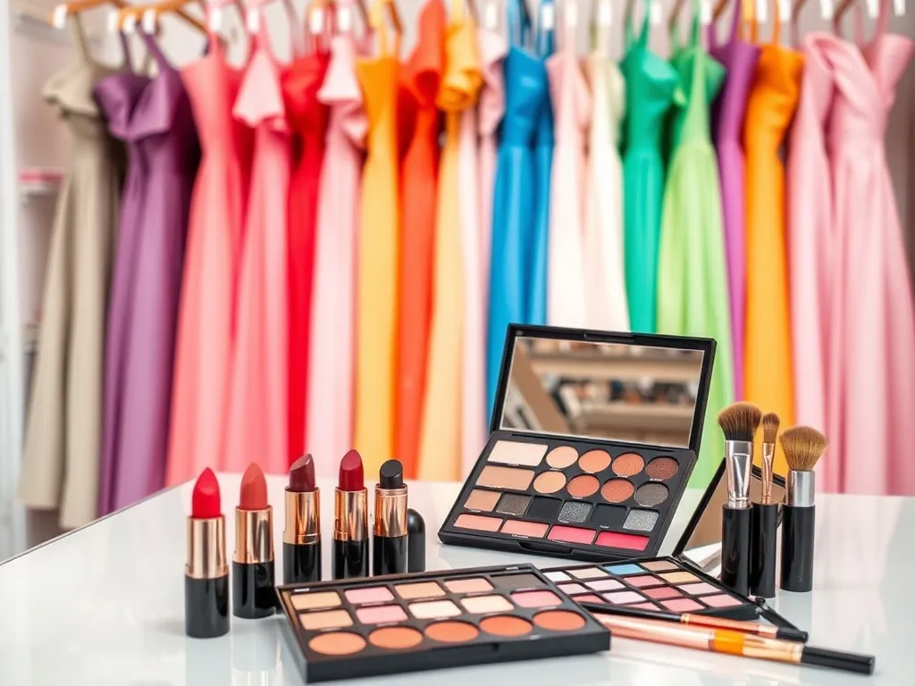 jak dobrać makijaż do koloru sukienki