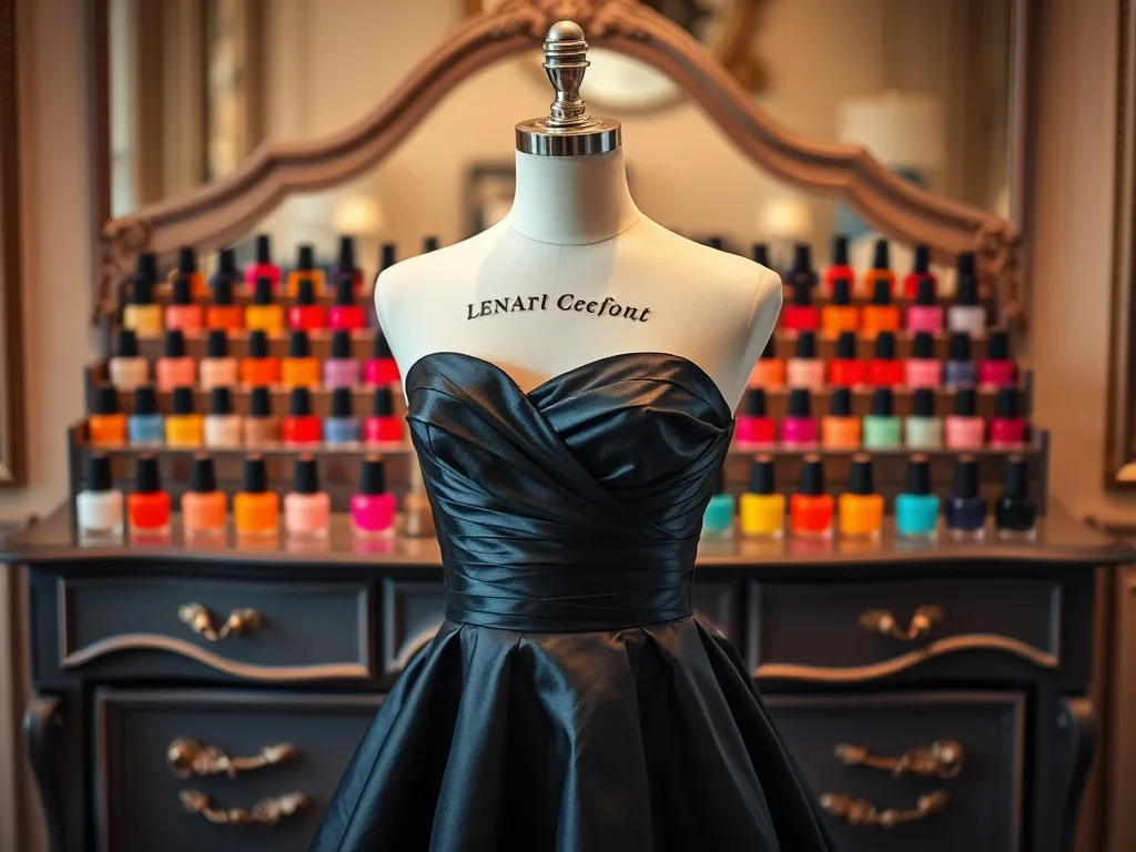 Czarna sukienka: jakie paznokcie wybrać na wyjątkowe okazje?