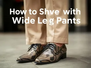 jakie buty do szerokich spodni