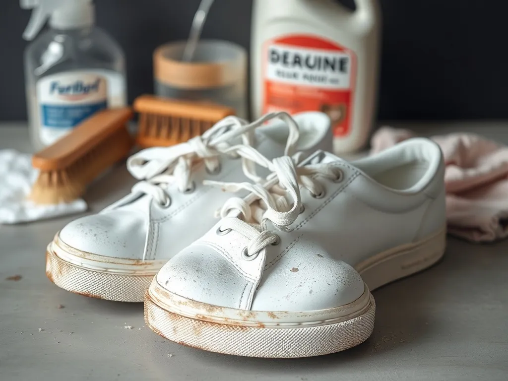 jak wyczyścić białe buty