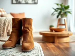 brązowe botki do czego nosić